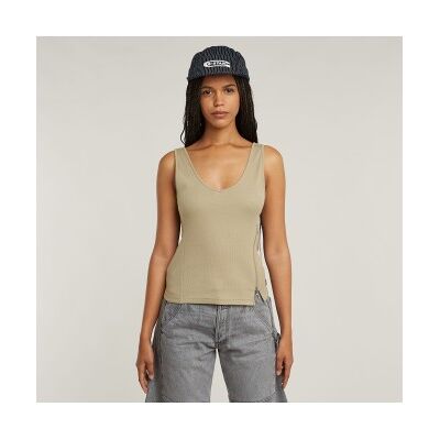 G-Star per donna. D26226-D275-C626 Top senza maniche asimmetrico color talpa (XL), Casual, Senza maniche / cinghie, Taupe, Cotone biologico, G-Star per donna. D26226-D275-C626 Top senza maniche asimmetrico color talpa (XL), Casual, Senza maniche / cinghie, Taupe, Cotone biologico,