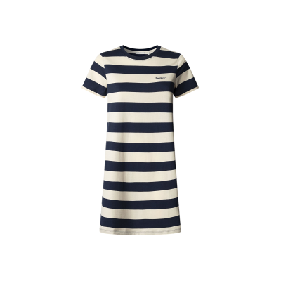 Pepe Jeans per donna. PL9537832 Abito blu navy Loren (M), Casual, Cotone, Manica corta Pepe Jeans per donna. PL9537832 Abito blu navy Loren (M), Casual, Cotone, Manica corta