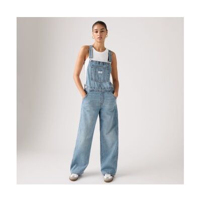 Levi's per donna. 000UG-0004 Salopette larga blu medio (M), Casual, Cotone, Denim Levi's per donna. 000UG-0004 Salopette larga blu medio (M), Casual, Cotone, Denim