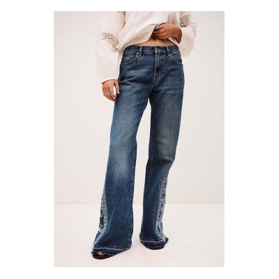 BA&SH ; per donna. 1E26VIVY Jeans blu vivaci (34), Casual, Cotone BA&SH ; per donna. 1E26VIVY Jeans blu vivaci (34), Casual, Cotone