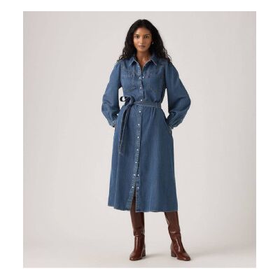 Levi's per donna. 005OK-0000 Abito Blue Journey (XS), Casual, Manica lunga, Lyocell Levi's per donna. 005OK-0000 Abito Blue Journey (XS), Casual, Manica lunga, Lyocell