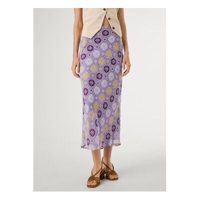 Pepe Jeans per donna. PL901233 Gonna Luly lilla (L), Casual, Poliestere Pepe Jeans per donna. PL901233 Gonna Luly lilla (L), Casual, Poliestere