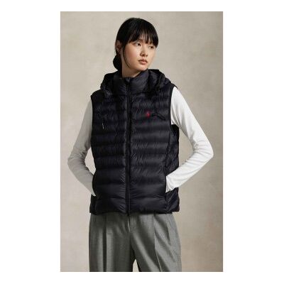 Polo Ralph Lauren per donna. 211958935001 Gilet pieghevole idrorepellente nero (XXL), Casual, Nylon riciclato Polo Ralph Lauren per donna. 211958935001 Gilet pieghevole idrorepellente nero (XXL), Casual, Nylon riciclato