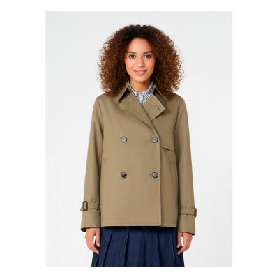 Weekend Max Mara per donna. 2615021051600 Trench marrone-verdastro Wkdbiglia (48), Casual, Verde, Cotone Weekend Max Mara per donna. 2615021051600 Trench marrone-verdastro Wkdbiglia (48), Casual, Verde, Cotone