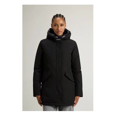 Woolrich per donna. CFWWOU0580FRUT0001 Parka artico in tessuto Ramar nero (XS), Casual, Cotone Woolrich per donna. CFWWOU0580FRUT0001 Parka artico in tessuto Ramar nero (XS), Casual, Cotone