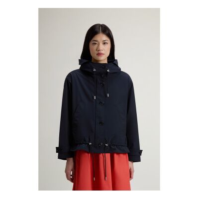 Woolrich per donna. CFWWOU1177FRUT3128 Parka corto Urban Touch blu navy (L), Casual, Poliestere Woolrich per donna. CFWWOU1177FRUT3128 Parka corto Urban Touch blu navy (L), Casual, Poliestere
