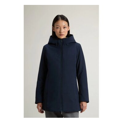 Woolrich per donna. CFWWOU2045FRUT3496 Parka Firth Tech Softshell blu (XS), Casual, Poliestere Woolrich per donna. CFWWOU2045FRUT3496 Parka Firth Tech Softshell blu (XS), Casual, Poliestere