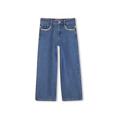 Billieblush per ragazza. U21875 Jeans blu ricamati (4Y= 102cm), Casual, Cotone, Denim, moda per bambini Billieblush per ragazza. U21875 Jeans blu ricamati (4Y= 102cm), Casual, Cotone, Denim, moda per bambini
