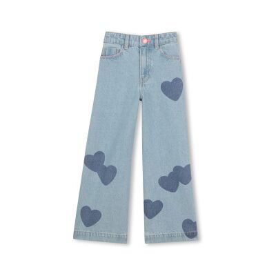 Billieblush per ragazza. U21877 Jeans Blue Heart (10Y= 138cm), Casual, Cotone, Denim, moda per bambini Billieblush per ragazza. U21877 Jeans Blue Heart (10Y= 138cm), Casual, Cotone, Denim, moda per bambini