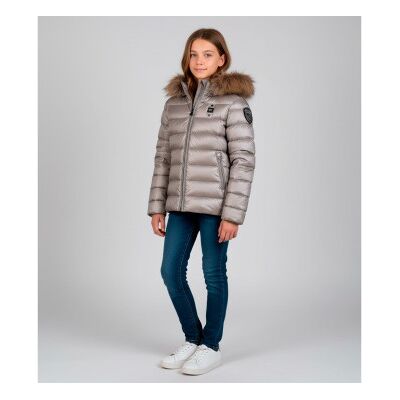 Blauer per donna/ragazza. 25WBLGC03380 piumino Arcadia (14años= 164cm), Casual, Grigio, Nylon, moda per bambini Blauer per donna/ragazza. 25WBLGC03380 piumino Arcadia (14años= 164cm), Casual, Grigio, Nylon, moda per bambini