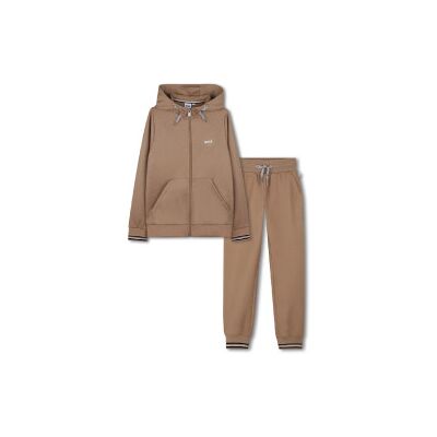 Boss per ragazzo. J52399 Set sportivo marrone (13/14Y= 157/162cm), Casual, Cotone, Multisport, Manica lunga, moda per bambini Boss per ragazzo. J52399 Set sportivo marrone (13/14Y= 157/162cm), Casual, Cotone, Multisport, Manica lunga, moda per bambini