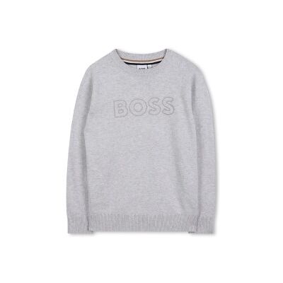Boss per ragazzo. J52338 Maglia grigia del marchio (13/14Y= 157/162cm), Casual, Grigio, Cotone, moda per bambini Boss per ragazzo. J52338 Maglia grigia del marchio (13/14Y= 157/162cm), Casual, Grigio, Cotone, moda per bambini