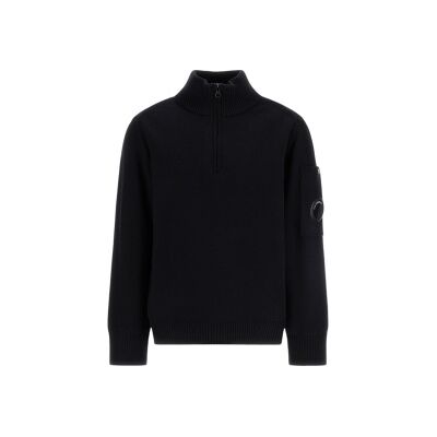 C.P. Company Kids per ragazzo. CUW00VLHE86 Maglia Tricot con cerniera nera (14años= 170cm), Nero, Casual, Lana, moda per bambini C.P. Company Kids per ragazzo. CUW00VLHE86 Maglia Tricot con cerniera nera (14años= 170cm), Nero, Casual, Lana, moda per bambini