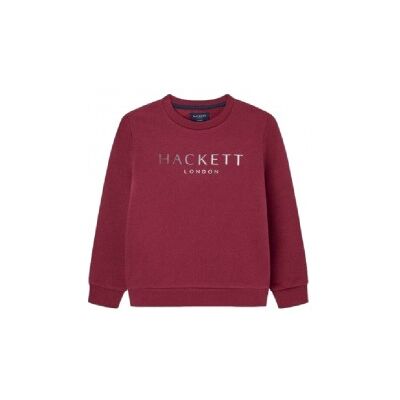 Hackett London per ragazzo. HK580895 Felpa con logo con stampa granata (15Años= 170cm), Casual, Cotone, Manica lunga, moda per bambini Hackett London per ragazzo. HK580895 Felpa con logo con stampa granata (15Años= 170cm), Casual, Cotone, Manica lunga, moda per bambini