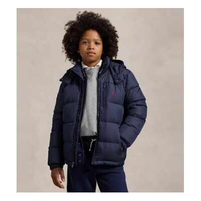 Polo Ralph Lauren per ragazzo. 323969861002 Giacca in piumino ripstop blu navy con cappuccio ((S) 6/7años= 136/138cm), Casual, Polister rici Polo Ralph Lauren per ragazzo. 323969861002 Giacca in piumino ripstop blu navy con cappuccio ((S) 6/7años= 136/138cm), Casual, Polister rici