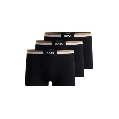 Boss per uomo. 50516542 Confezione da tre boxer neri (S), Nero, Homewear, Cotone Boss per uomo. 50516542 Confezione da tre boxer neri (S), Nero, Homewear, Cotone