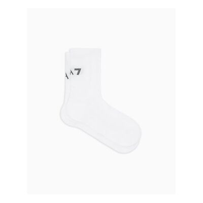 EA7 unisex. 7X000579_AF22658 Calzini da corsa White Crusher (S), Bianco, Casual, Rafia EA7 unisex. 7X000579_AF22658 Calzini da corsa White Crusher (S), Bianco, Casual, Rafia