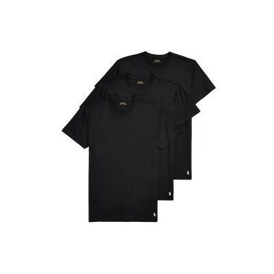 Polo Ralph Lauren per uomo. 714830304014 Confezione da tre canottiere nere (L), Nero, Homewear, Cotone, Manica corta Polo Ralph Lauren per uomo. 714830304014 Confezione da tre canottiere nere (L), Nero, Homewear, Cotone, Manica corta