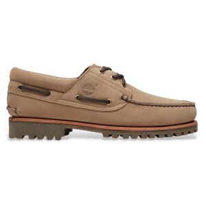 Timberland per uomo. TB0A2PDQET51 Scarpe da barca beige in pelle con tre occhielli (36.5 W), Basso, Camoscio, Stringhe, Casual Timberland per uomo. TB0A2PDQET51 Scarpe da barca beige in pelle con tre occhielli (36.5 W), Basso, Camoscio, Stringhe, Casual