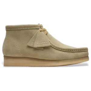 Clarks per uomo. 26155520 Stivaletti Wallabee in pelle beige (41), 1 a 3 cm, Camoscio, Stringhe, Casual Clarks per uomo. 26155520 Stivaletti Wallabee in pelle beige (41), 1 a 3 cm, Camoscio, Stringhe, Casual