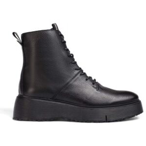 Wonders per donna. A-9350 Stivaletti Bristol in pelle nera (36), Nero, 3 a 5cm, Stringhe, Casual Wonders per donna. A-9350 Stivaletti Bristol in pelle nera (36), Nero, 3 a 5cm, Stringhe, Casual