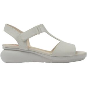 Camper per donna. K200612-017 Sandali in pelle bianca Balloon -Altezza zeppa: 5,1 cm (39), Bianco, Basso, 3 a 5cm, Stringhe, Velcro, Casual Camper per donna. K200612-017 Sandali in pelle bianca Balloon -Altezza zeppa: 5,1 cm (39), Bianco, Basso, 3 a 5cm, Stringhe, Velcro, Casual