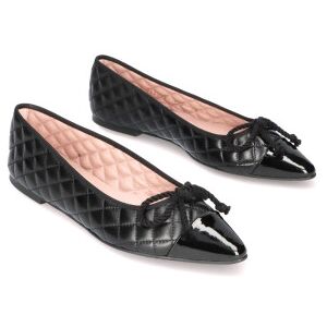 Pretty Ballerinas per donna. 49569 Ballerine Tyra in pelle nera (36), Nero, Basso, Nessuno, Casual Pretty Ballerinas per donna. 49569 Ballerine Tyra in pelle nera (36), Nero, Basso, Nessuno, Casual