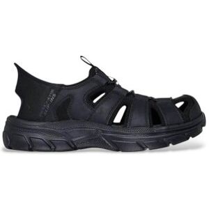 Skechers per uomo. 205182 Sandali in gomma nera Revolted SS Vartan (40), Nero, Basso, Stringhe, Casual, Beachwear Skechers per uomo. 205182 Sandali in gomma nera Revolted SS Vartan (40), Nero, Basso, Stringhe, Casual, Beachwear