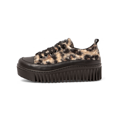 ART per donna. 11518S1FB003_ESP Sneakers beige Brighton 1518S (36), 3 a 5cm, Stringhe, Casual, Animal Print ART per donna. 11518S1FB003_ESP Sneakers beige Brighton 1518S (36), 3 a 5cm, Stringhe, Casual, Animal Print
