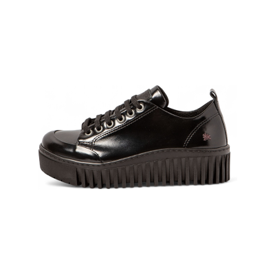ART per donna. 115351501003_001 Sneakers in pelle nera 1535 Brighton (41), Nero, 3 a 5cm, Stringhe, Casual ART per donna. 115351501003_001 Sneakers in pelle nera 1535 Brighton (41), Nero, 3 a 5cm, Stringhe, Casual