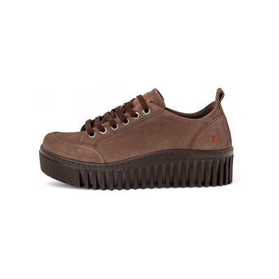 ART per donna. 115351312003_012 1535 Brighton Sneakers in pelle marrone (36), 3 a 5cm, Stringhe, Casual ART per donna. 115351312003_012 1535 Brighton Sneakers in pelle marrone (36), 3 a 5cm, Stringhe, Casual