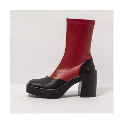 ART per donna. 1197311RB003_008 Stivaletti in pelle rossa altezza tacco: 9 cm (41), Rosso, 8 a 10cm, Cerniera, Casual ART per donna. 1197311RB003_008 Stivaletti in pelle rossa altezza tacco: 9 cm (41), Rosso, 8 a 10cm, Cerniera, Casual