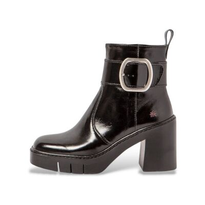 ART per donna. 119791101003_001 Stivaletti in pelle nera del 1979 (39), Nero, 8 a 10cm, Cerniera, Casual ART per donna. 119791101003_001 Stivaletti in pelle nera del 1979 (39), Nero, 8 a 10cm, Cerniera, Casual