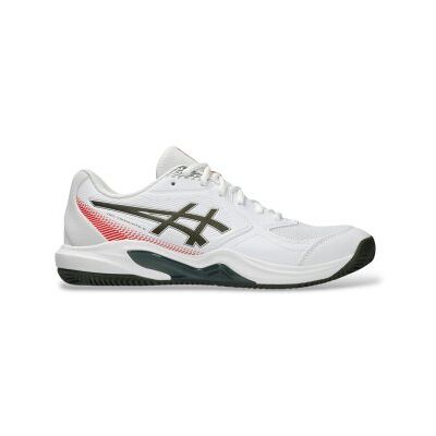 Asics per uomo. 1041A547 Scarpe GEL-Dedicate 9 Clay bianco (46.5), Tessuto, Basso, Stringhe, Casual, Sportivo Asics per uomo. 1041A547 Scarpe GEL-Dedicate 9 Clay bianco (46.5), Tessuto, Basso, Stringhe, Casual, Sportivo
