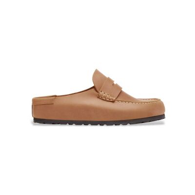 Birkenstock per uomo. 1030206 Mocassini in Pelle Naples Wrapped marrone (Vestibilità Regular) chiaro (41), Basso, Nessuno, Casual Birkenstock per uomo. 1030206 Mocassini in Pelle Naples Wrapped marrone (Vestibilità Regular) chiaro (41), Basso, Nessuno, Casual