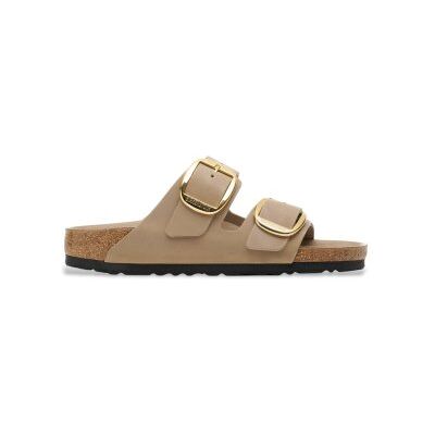 Birkenstock per donna. 1030395 Sandali in Pelle Arizona Big Buckle (Vestibilità Stretta) marrone chiaro (40), Basso, Nessuno, Casual Birkenstock per donna. 1030395 Sandali in Pelle Arizona Big Buckle (Vestibilità Stretta) marrone chiaro (40), Basso, Nessuno, Casual