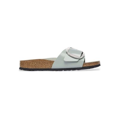 Birkenstock per donna. 1031788 Sandali in Pelle Madrid Big Buckle (Vestibilità Stretta) verde acqua (42), Basso, Nessuno, Casual Birkenstock per donna. 1031788 Sandali in Pelle Madrid Big Buckle (Vestibilità Stretta) verde acqua (42), Basso, Nessuno, Casual