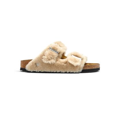 Birkenstock per donna. 1030275 Sandali rizona Shearling Rivet Logo (Vestibilità Regular) beige (37), Basso, Nessuno, Casual Birkenstock per donna. 1030275 Sandali rizona Shearling Rivet Logo (Vestibilità Regular) beige (37), Basso, Nessuno, Casual