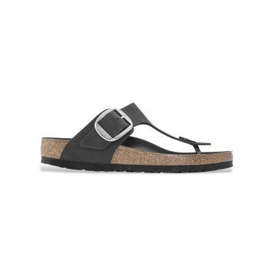 Birkenstock per donna. 1023337 SandaliGizeh Big Buckle Pelle oliata (Vestibilità Stretta) nero (36), Basso, Nessuno, Casual Birkenstock per donna. 1023337 SandaliGizeh Big Buckle Pelle oliata (Vestibilità Stretta) nero (36), Basso, Nessuno, Casual