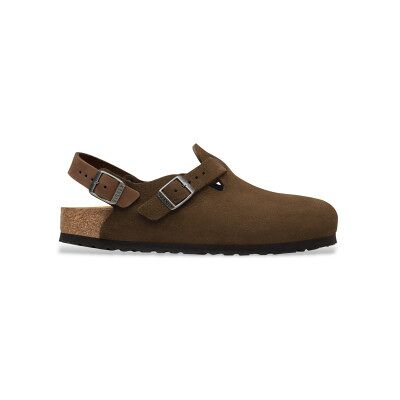 Birkenstock per uomo. 1032024 Zoccoli in Pelle Tokyo (Vestibilità Regolare) marrone (45), Basso, Fibbia, Casual Birkenstock per uomo. 1032024 Zoccoli in Pelle Tokyo (Vestibilità Regolare) marrone (45), Basso, Fibbia, Casual