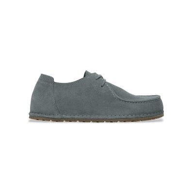 Birkenstock per uomo. 1030035 Scarpe in Pelle Utti Lace (Vestibilità Regular) grigio (44), Basso, Camoscio, Stringhe, Casual Birkenstock per uomo. 1030035 Scarpe in Pelle Utti Lace (Vestibilità Regular) grigio (44), Basso, Camoscio, Stringhe, Casual