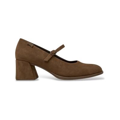 Camper per donna. K201799-008 Scarpe con tacco in pelle Kora marrone (37), 5 a 8cm, Nessuno, Classico Camper per donna. K201799-008 Scarpe con tacco in pelle Kora marrone (37), 5 a 8cm, Nessuno, Classico