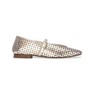 Carmela per donna. 16304803-ORO Scarpe in pelle dorata 163048 (36), Basso, Fibbia, Casual, Classico Carmela per donna. 16304803-ORO Scarpe in pelle dorata 163048 (36), Basso, Fibbia, Casual, Classico