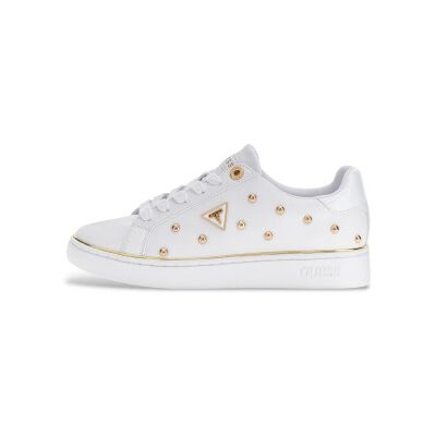 Guess per donna. FLPBONELE12 Sneakers Bonitah con borchie bianche (36), Bianco, Basso, Stringhe, Casual Guess per donna. FLPBONELE12 Sneakers Bonitah con borchie bianche (36), Bianco, Basso, Stringhe, Casual