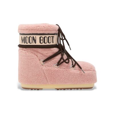 Moon Boot per donna. 80D1409700 Stivali rosa Icon Polar Low (39/41), Basso, Stringhe, Casual Moon Boot per donna. 80D1409700 Stivali rosa Icon Polar Low (39/41), Basso, Stringhe, Casual