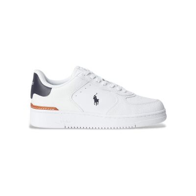 Polo Ralph Lauren per uomo. 809891791004 Sneaker in pelle con logo bianco (42), Basso, Stringhe, Casual Polo Ralph Lauren per uomo. 809891791004 Sneaker in pelle con logo bianco (42), Basso, Stringhe, Casual