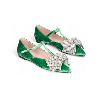 Pretty Ballerinas per donna. 51620 Ella scarpe verdi (37), Pelle, Basso, 1 a 3 cm, Nessuno, Casual, Verde Pretty Ballerinas per donna. 51620 Ella scarpe verdi (37), Pelle, Basso, 1 a 3 cm, Nessuno, Casual, Verde