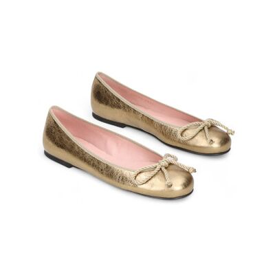 Pretty Ballerinas per donna. 35663 Ballerine Rosario dorate (36), Oro, Tessuto, Basso, 1 a 3 cm, Nessuno, Casual Pretty Ballerinas per donna. 35663 Ballerine Rosario dorate (36), Oro, Tessuto, Basso, 1 a 3 cm, Nessuno, Casual