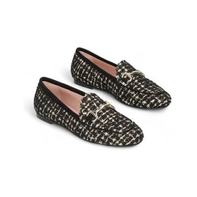 Pretty Ballerinas per donna. 49626 Mocassino Faye nero (38), Pelle, Basso, 1 a 3 cm, Nessuno, Casual Pretty Ballerinas per donna. 49626 Mocassino Faye nero (38), Pelle, Basso, 1 a 3 cm, Nessuno, Casual