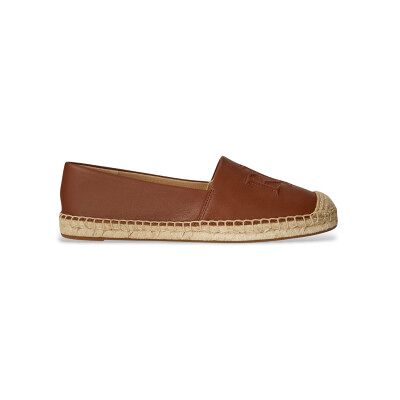 Lauren Ralph Lauren per donna. 802P04415003 Espadrillas in pelle marrone Cameryn (39), Basso, Nessuno, Casual Lauren Ralph Lauren per donna. 802P04415003 Espadrillas in pelle marrone Cameryn (39), Basso, Nessuno, Casual